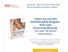 Tablet Screenshot of brustvergroesserungwien.net